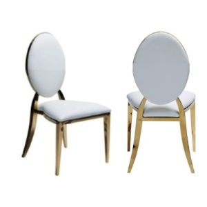 Gold Oval Chairs