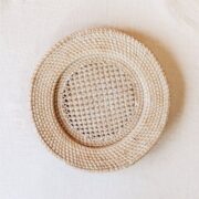 Rattan Charger plate