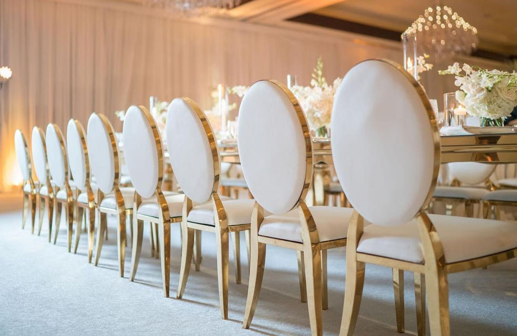 Infinity X Leather White Wedding Chair – Pearl Decor Ottawa